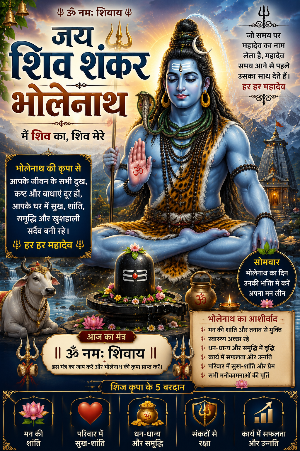 शिव शंकर भोलेनाथ